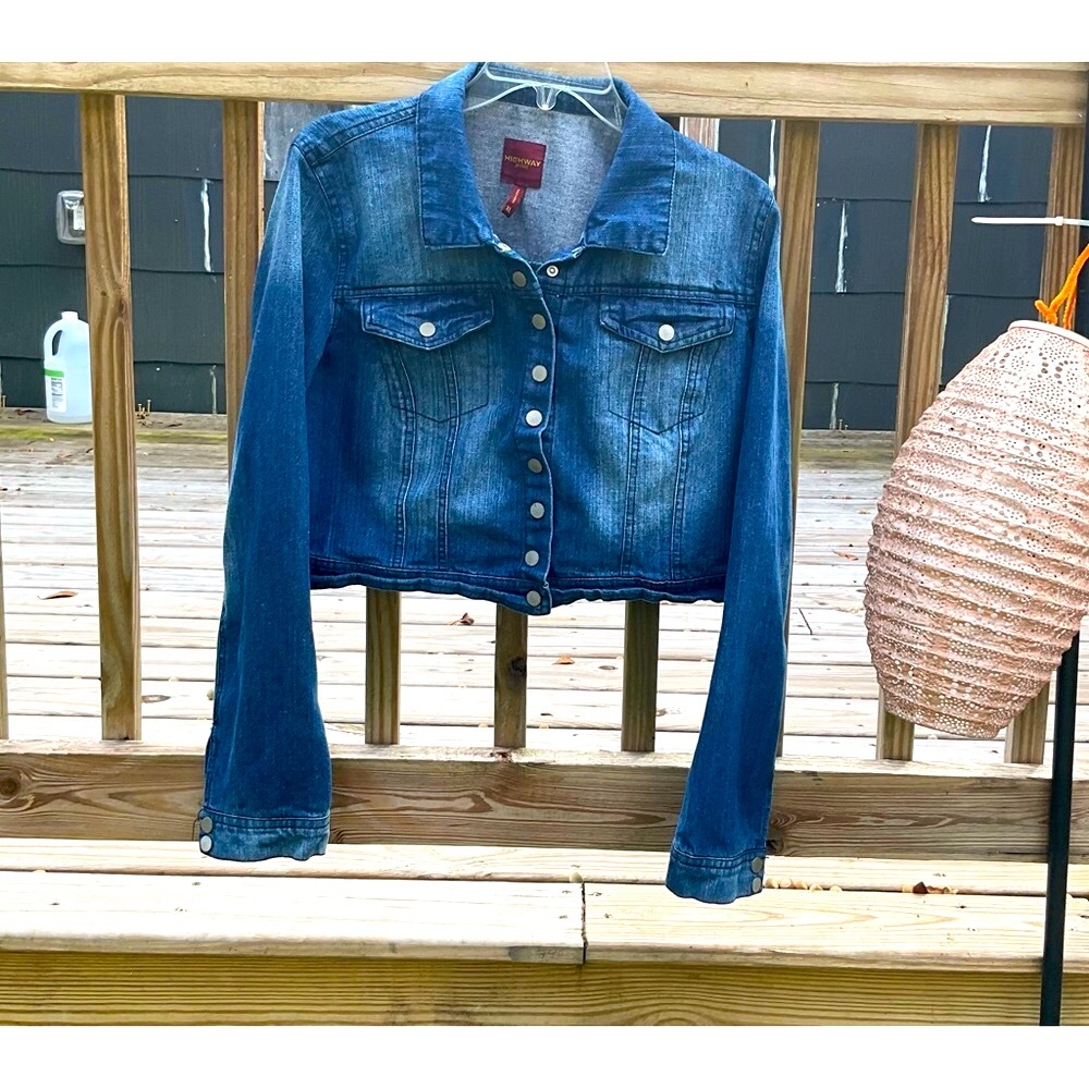 Dark Denim | Jean | Jacket cropped - Women’s XL